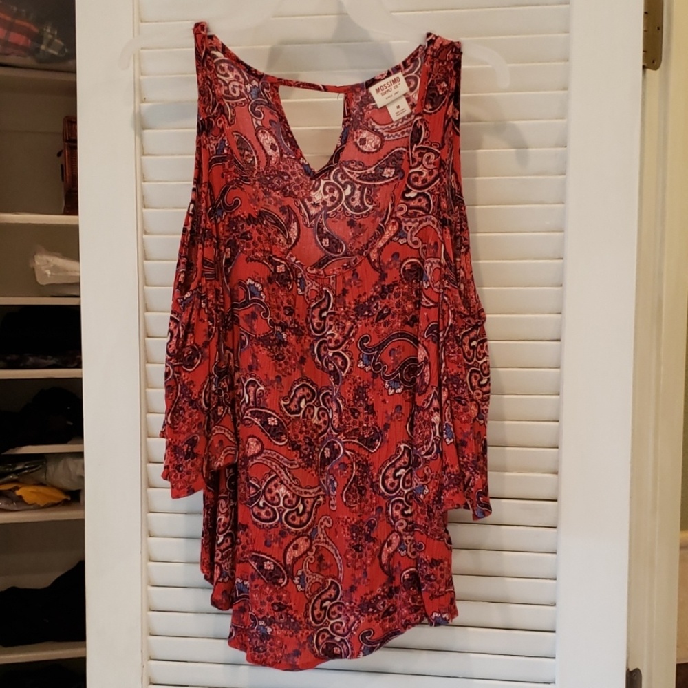 Cold shoulder blouse